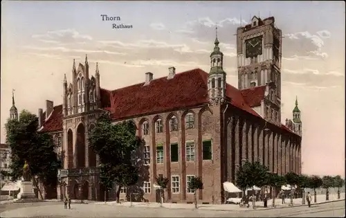 Ak Toruń Thorn Westpreußen, Rathaus, Ratusz