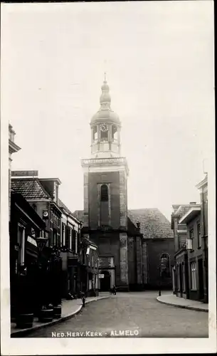 Ak Almelo Overijssel Niederlande, Ned. Herv. Kerk