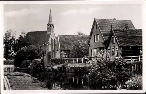 Ak Westgrafdijk Nordholland, Ned Herv Kerk