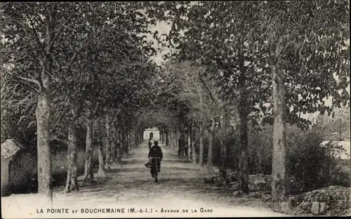 Ak La Pointe et Bouchemaine Maine-et-Loire, Avenue de la Gare