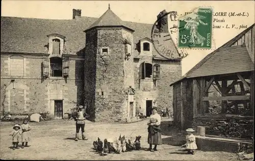 Ak Juigné sur Loire Maine et Loire, Chateau du Plessis