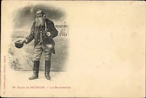 Ak Saumur Maine et Loire, Ecole, La Broussaille