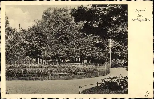 Ak Gwardeisk Tapiau Ostpreußen, Marktgarten