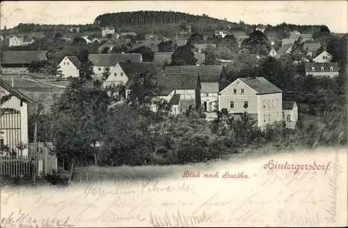 Ak Hartha Hintergersdorf Tharandt Sachsen, Blick nach Hartha