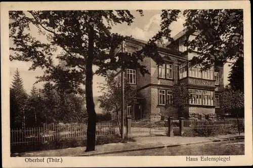 Ak Oberhof im Thüringer Wald, Haus Eulenspiegel