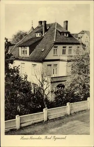 Ak Bad Pyrmont in Niedersachsen, Haus Neander