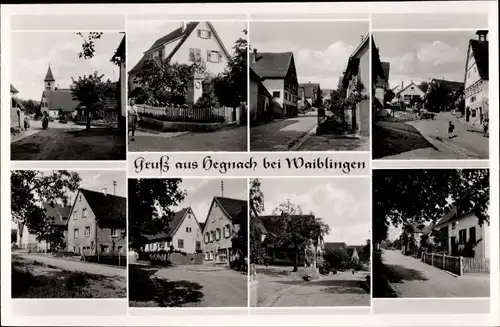 Ak Hegnach Waiblingen im Rems Murr Kreis, Stadtbilder