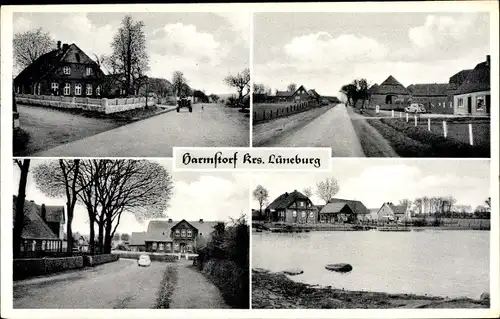 Ak Harmstorf in Niedersachsen, Dorfansichten, Seeblick