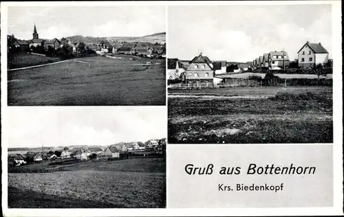 Ak Bottenhorn Bad Endbach Hessen, Panorama, Wohnsiedlung