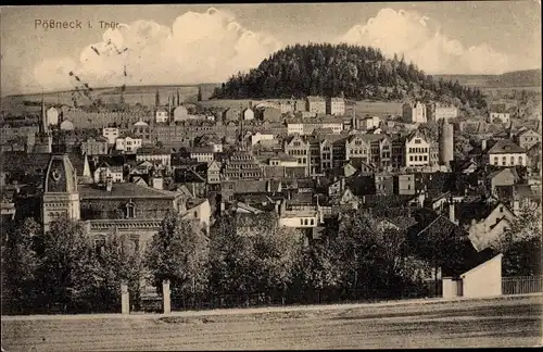 Ak Pößneck in Thüringen, Gesamtansicht