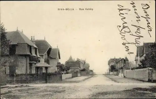 Ak Ouistreham Riva Bella Calvados, Rue Valmy