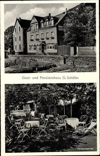 Ak Gondorf an der Mosel, Pensionshaus G. Schäfer