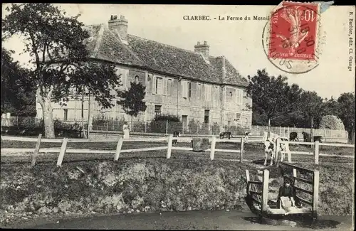 Ak Clarbec Calvados, La Ferme du Mesnil