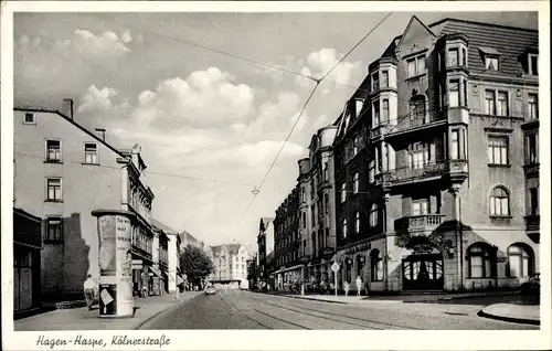 Ak Haspe Hagen Westfalen, Kölner Straße