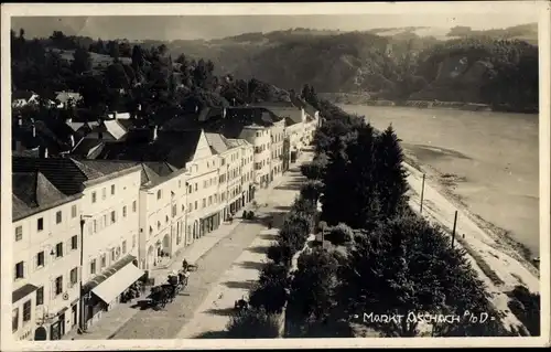 Ak Aschach an der Donau Oberösterreich, Donaupartie