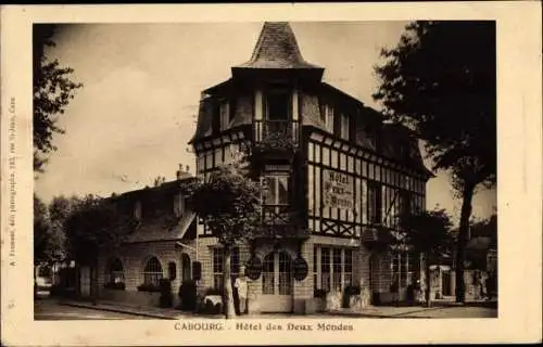 Ak Cabourg Calvados, Hotel des Deux Mondes