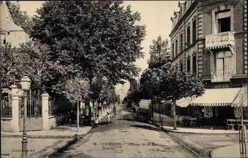 Ak Cabourg Calvados, Avenue de la Mer