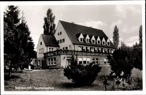 Ak Mainleus Oberfranken Bayern, Haushaltungsschule