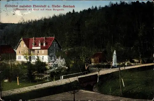 Ak Eberstadt Darmstadt in Hessen, Haus Burgwald