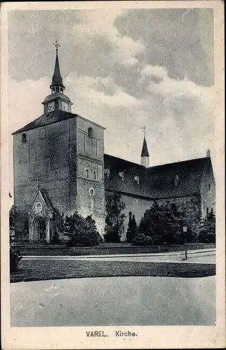 Ak Varel in Oldenburg Jadebusen, Kirche