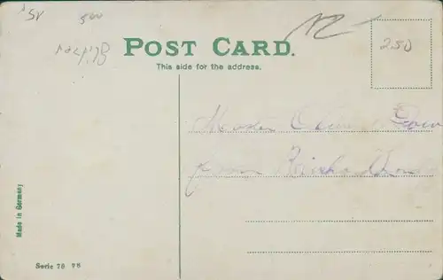 Glitzer Ak Frohe Weihnachten, Weihnachtsmann, Kinder, Tannenbaum