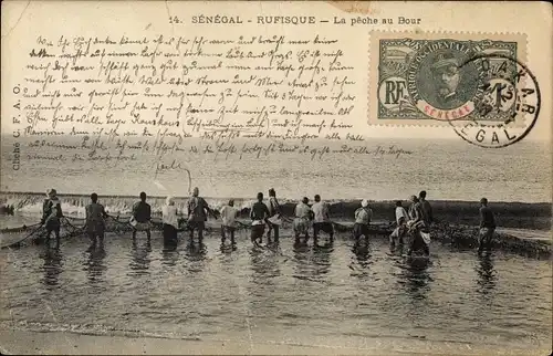 Ak Rufisque Senegal, La peche au Bour