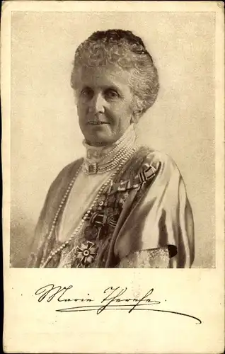 Ak Marie Therese von Österreich-Este, Königin von Bayern, Portrait