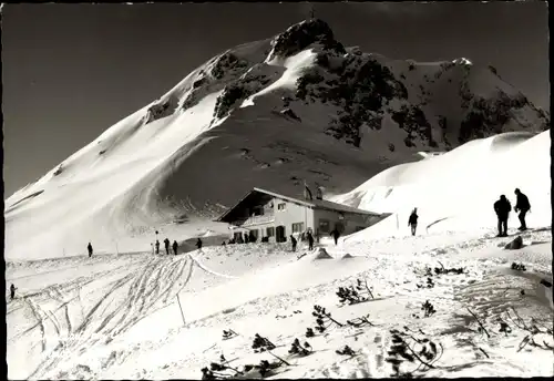 Ak Lermoos in Tirol, Hütte in den Bergen