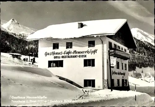 Ak Tannheim in Tirol, Gasthaus Cafe Neunerköpfle