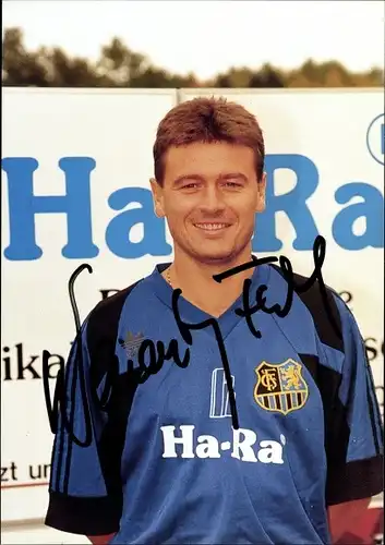 Autogrammkarte Fußballer Wenanty Fuhl, 1. FC Saarbrücken