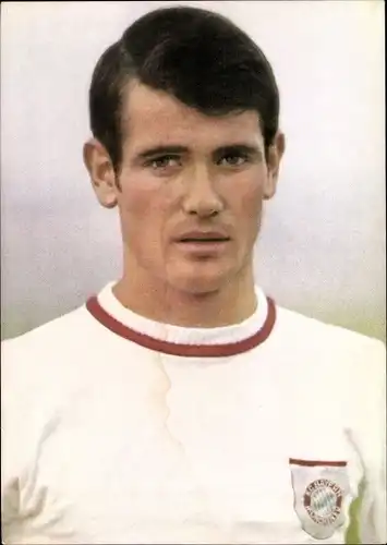 Ak Fußballer Rudolf Nafziger, FC Bayern München, Aral Sammelbild