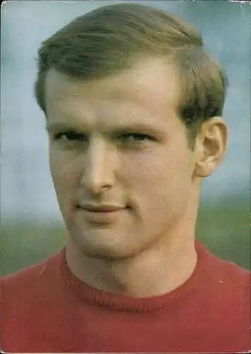 Ak Fußballer Manfred Manglitz, Aral Sammelbild