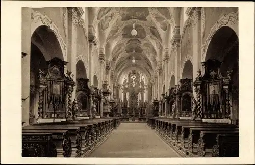 Ak Praha Prag Tschechien, Inneres der Strahover Kirche