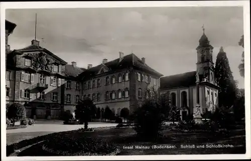 Ak Insel Mainau im Bodensee, Schloss, Schlosskirche