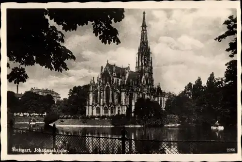 Ak Stuttgart am Neckar, Johanneskirche