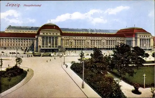 Ak Leipzig in Sachsen, Hauptbahnhof