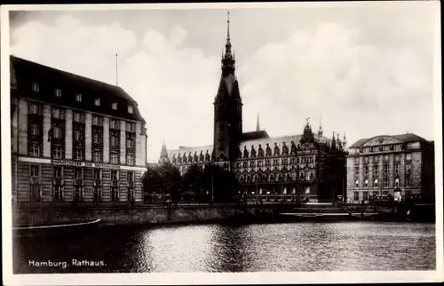 Ak Hamburg Altstadt, Rathaus