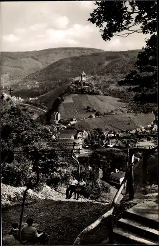 Ak Cochem an der Mosel, Bergstation der Sesselbahn