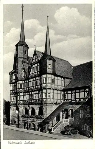 Ak Duderstadt im Eichsfeld, Rathaus