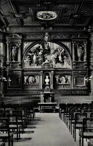 Ak Heidelberg am Neckar, alte Universität, Aula