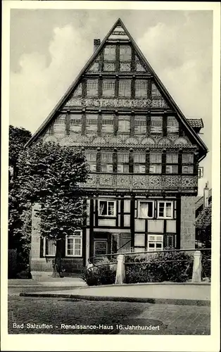 Ak Bad Salzuflen im Kreis Lippe, Renaissance Haus
