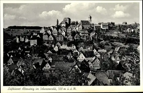 Ak Altensteig Schwarzwald, Gesamtansicht