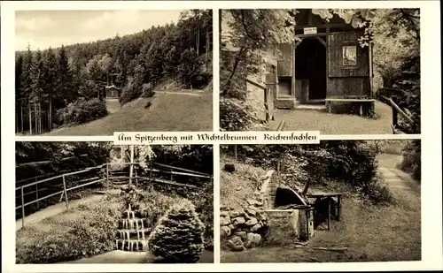 Ak Reichensachsen Wehretal in Hessen, Am Spitzenberg mit Wichtelbrunnen