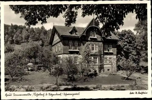 Ak Rohrbach in Thüringen, Haus Sonnenwalde im Schwarzatal