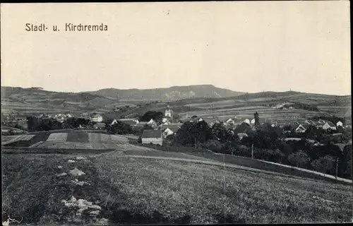 Ak Stadtremda Kirchremda Rudolstadt in Thüringen, Panorama