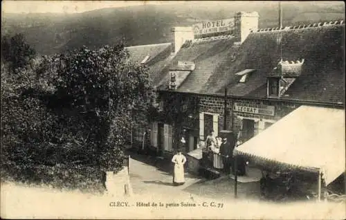 Ak Clécy Calvados, Hotel de la petite Suisse