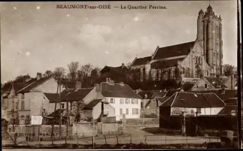 Ak Beaumont sur Oise Val d´Oise, Le Quartier Perrine