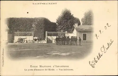 Ak Saint Maixent Deux Sevres, Ecole Militaire d'Infanterie, La porte d'honneur de l'Ecole