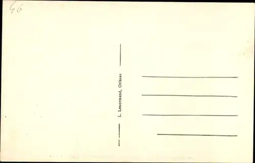 Ak Montargis Loiret, La Passerelle, Le Boulevard des Belles Manieres