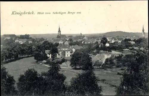 Ak Königsbrück in der Oberlausitz, Panorama